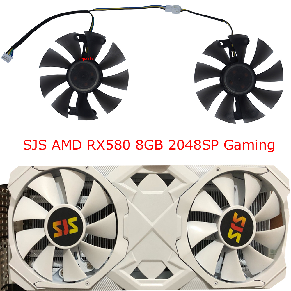 2Pcs/Set,Video Card Fan,85MM D - Rx 580 8Gb 2048Sp Gpu review and price