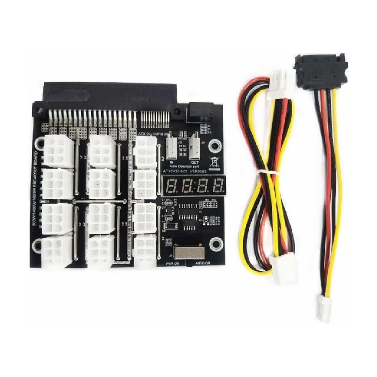 M05K 12 Ports PCIe 6Pin Connec - 2400W Server Psu Breakout Board review and price